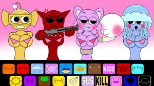 Incredibox Sprunki Sinner Edition New LOVE Mod Milli and Mroona and Wyrum