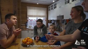 Обзор, дома из Клееного бруса) Семьи Александра и Альбины ! #дом  #аксхоум