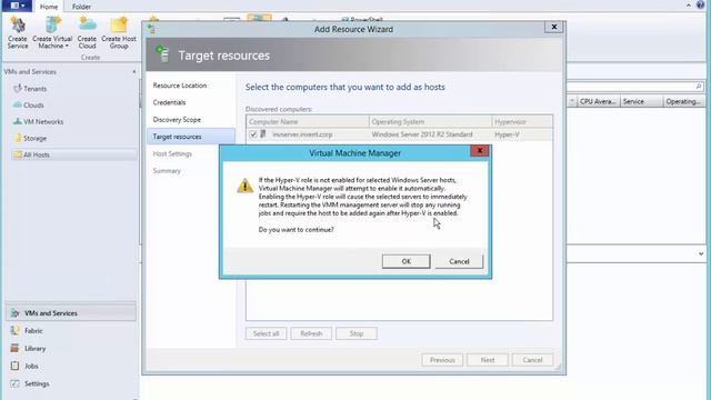 System Center Virtual Machine Manager - Adicionando Hosts à Console смотреть онлайн