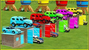 Машинки летают и прыгают! Развивающие мультики Машины помощники. Мультфильмы про машинки