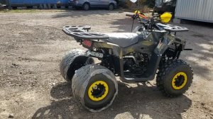 Квадроцикл motax Grizlik Premium 125cc обзорное видео ДругАвто