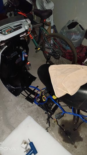 снял крыльчатку выбил звезду )))восстановление скутер хонда 50 ss 1984 года.эпилог часть 2