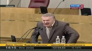 Жириновский кроет матом в прямом эфире!!!!!!