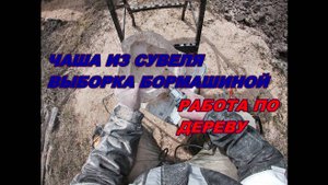 Чаша сувеля берёзы.Обработка бормашинкой.