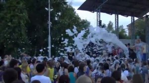 Пенная пушка. Дискотека с пенной пушкой.