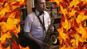 Голубые города.Мелодия на саксофоне.