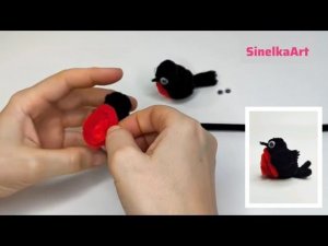 Снегирь своими руками поделка / Pipe Cleaner /  DIY / Tutorial / Синельная проволока мастер класс
