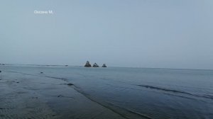 Дошли до морских скал Три брата. Александровск-Сахалинский.mp4