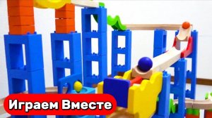 Гонки шариков на горках 🌀 Лучшие треки для шариков: горки и лестницы – сборник 45 минут 🌀