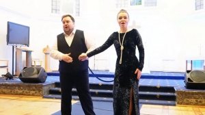 Евгения Красилова и Олег Полпудин исполняют "Be my love". Орган — Олеся Кравченко