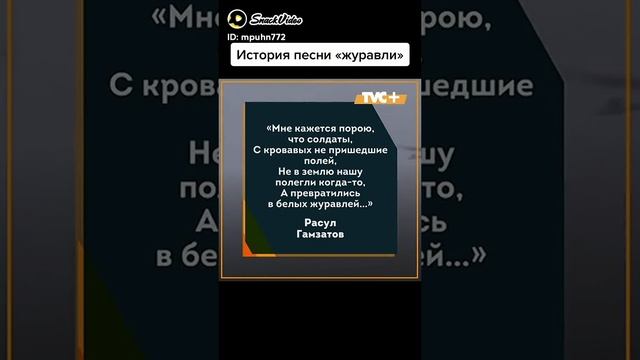 История песни "Журавли"