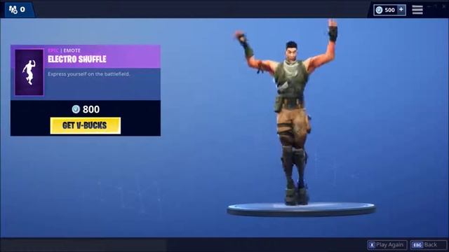 Fortnite Electro Shuffle Emote Showcase 1 Hour  Fortnite Season 7 Shop Emotes