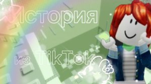 История в TikTok 2021 #вроблоксе ✨🌈