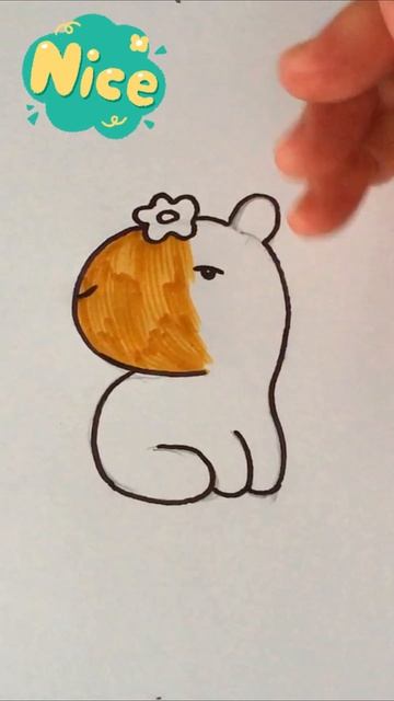 Давайте нарисуем капибару 😉