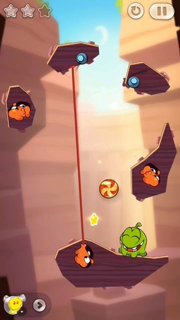 Уровень 40 в Cut the rope 2! #игры #прохождение #логические_игры #cuttherope