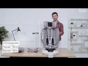 Автокресло Nuovita Maczione NiS1-1 Группа I-SIZE – от 0 до 4 лет