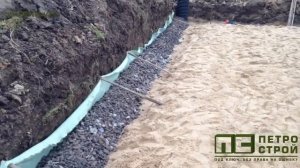 Устройство прифундаментного дренажа