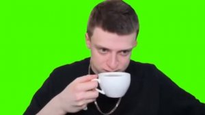 mellstroy drink coffie ( Мем Мелстрой Оригинал) green screen