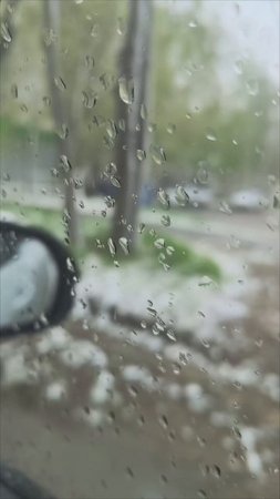 Снежное апрельское утро