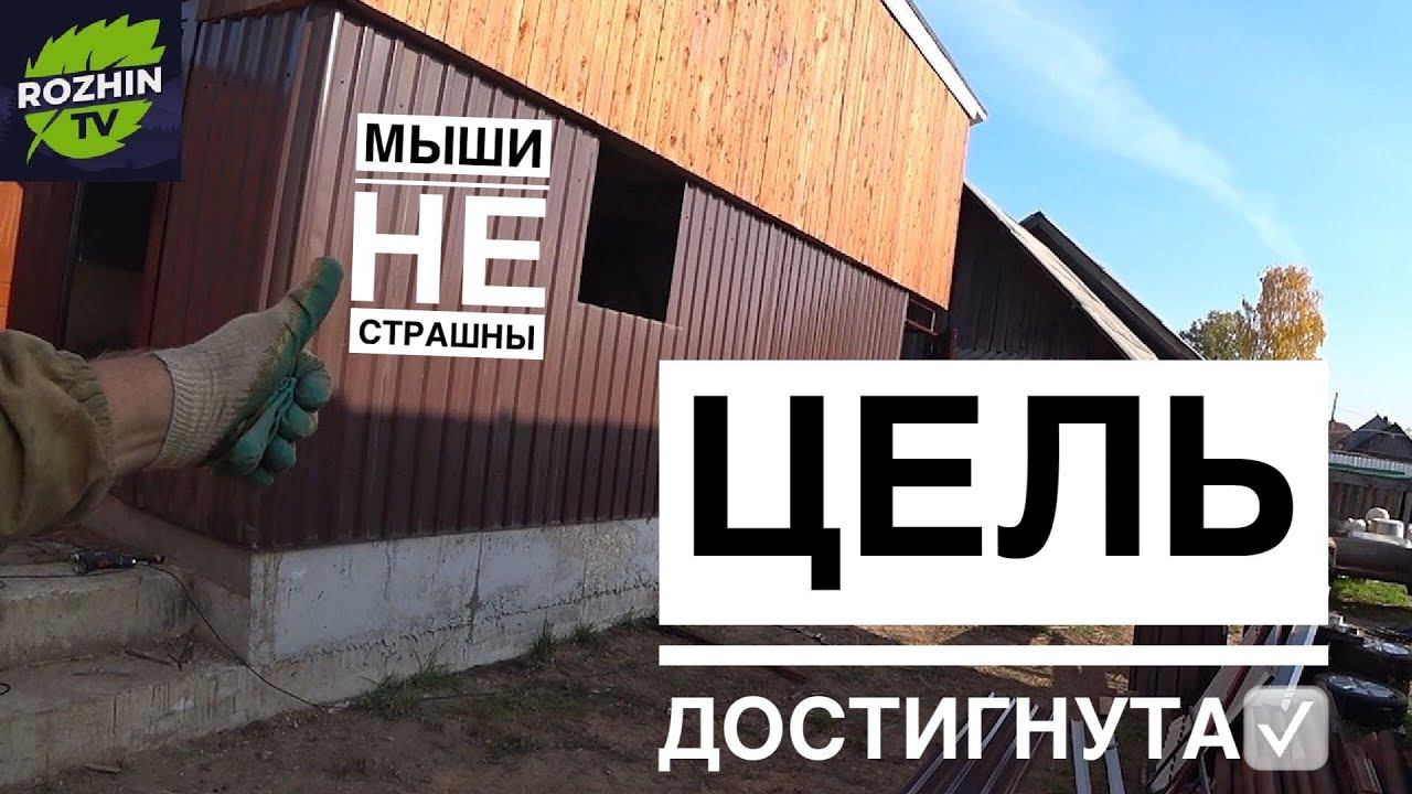 Моя мечта сбылась // Мастерская и склад для корма готовы