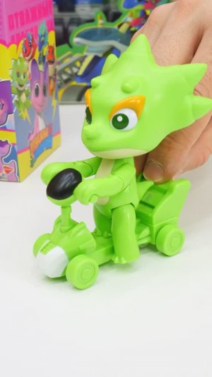 🦖💥Игрушки Отважные дракончики защитили Лунный остров! Бум, Флэш и Флинт идут на трансформацию!