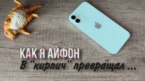Как я Айфон в "кирпич" превращал ...