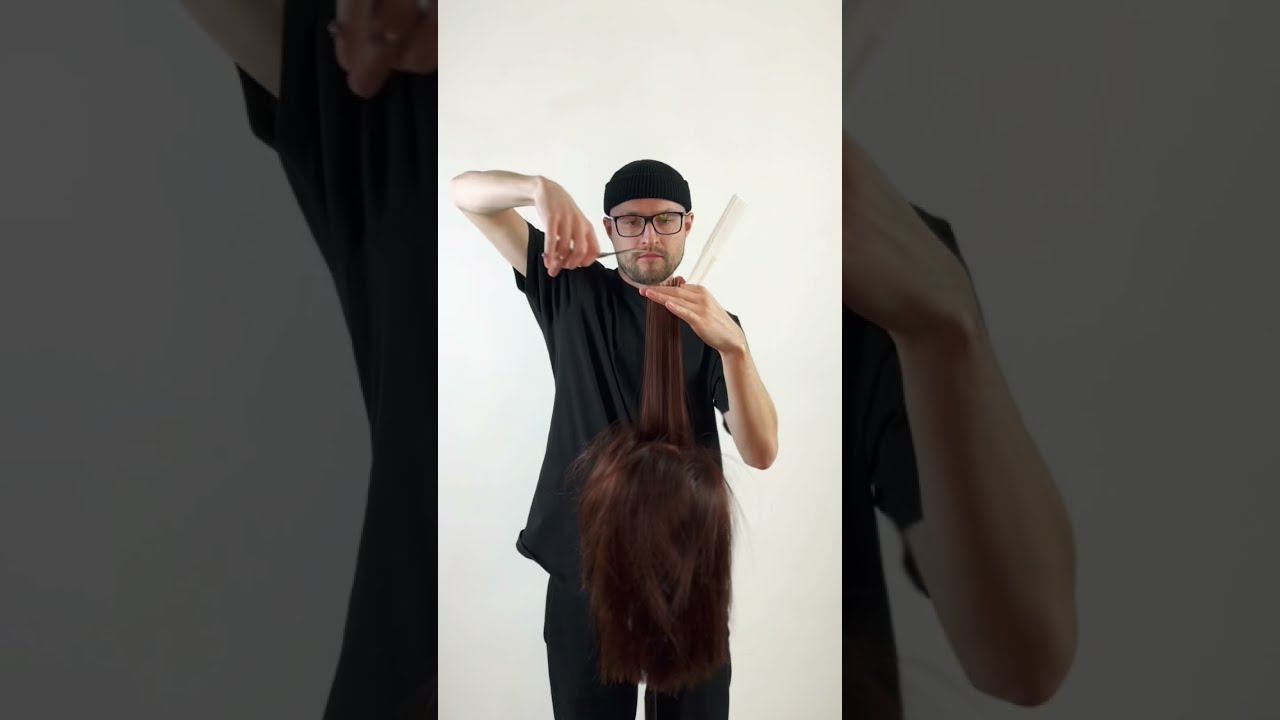 Как правильно держать ножницы парикмахеру / Стрижка ножницами / Как правильно стричь смотреть онлайн