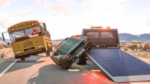 АВТОМОБИЛЬНЫЕ АВАРИИ НА ДОРОГАХ #1 В 😱|BeamNG.Drive| Бименджи Драйв