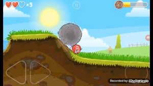 Как пройти 3 уровень в игре Red Ball