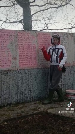 Задачей было привести в порядок Памятник воинам землякам в деревне Язвиха Лихославльском района.