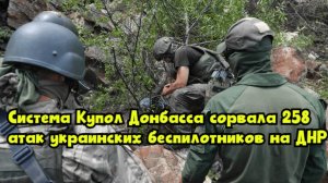 Система «Купол Донбасса» сорвала 258 атак украинских беспилотников на ДНР