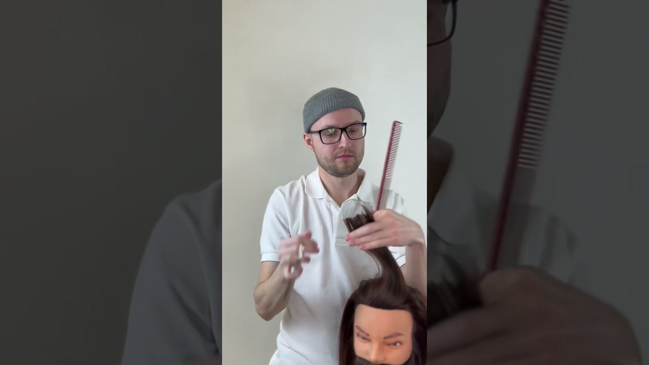 Как правильно держать руки при стрижке / Положение тела у парикмахера. Как правильно делать пойнтинг смотреть онлайн