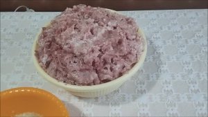 Понедельник - день тяжёлый.  Приготовила полный обед. Чем проще, тем вкуснее. Крутим мясо