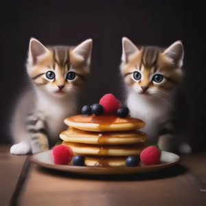 ЛИСЯТА И КОТЯТА ЛЮБЯТ ПАНКЕЙКИ