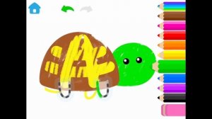 Рисуем черепашку с Bini bambini
