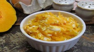 Салат из тыквы с яйцом