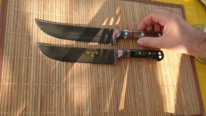 Сравнение пчаков из стали ШХ-15, закаленного традиционно и на большую твердость