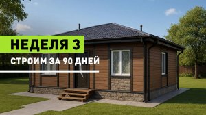 Строим дом за 90 дней. Неделя 3