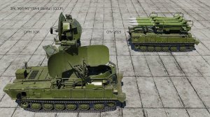 СПУ 2П25 ЗРК "КУБ" и  СУРН 1С91 ЗРК "КУБ"  (СССР).  Симулятор DCS World.