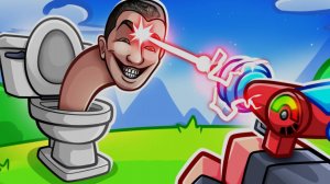 Обзор нового обновления в Защита башни скибиди в роблоксе мини пасха 🐇 новые юниты 😎🚀💯🤔