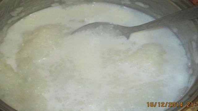 Рисовая  молочная  каша