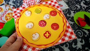 играем и готовим пиццу, детская игра собери пиццу