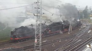 Паровозы на Щербинке