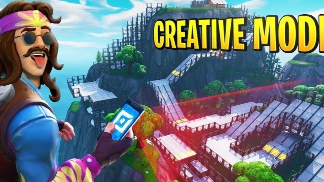 Играем в Fortnite творческий режим. Идём за скином бесстрашная сталь!