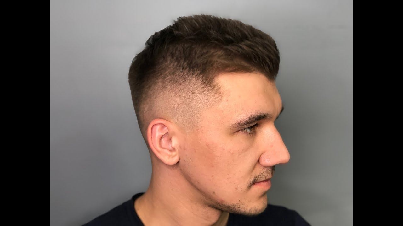 Плавный переход в мужской стрижке / Как подстричь мужскую стрижку / Стрижка КАНАДКА смотреть онлайн