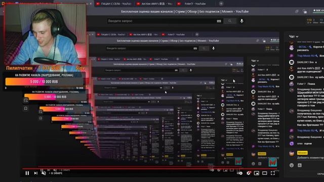Бесплатная оценка ваших каналов  Стрим  Обзор  Без подписок  Mowen