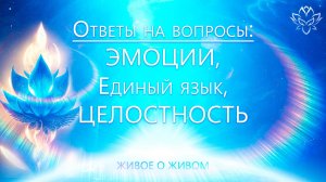 Эмоции. Любовь. Целостность. Язык. Новые качества
