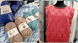 Опять купила пряжу 🧶 🤭 Немного повязала.