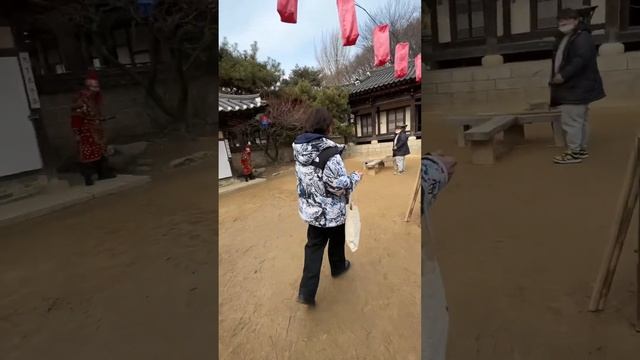 Прогулка по традиционной корейской деревне / 한국민속촌 / как мы провели корейский Новый год