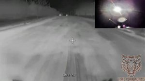 Ночная боевая охота отряда БПЛА «Тигры» в сетевых коридорах, выстроенных противником на трассе Суджа